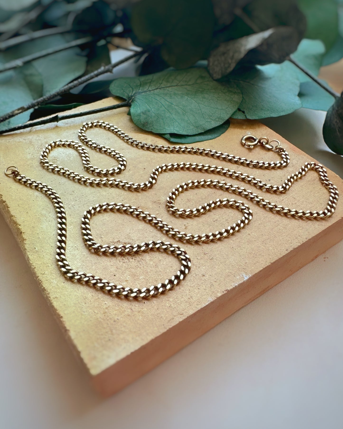 Vintage Chunky Micro Curb Chain (22")