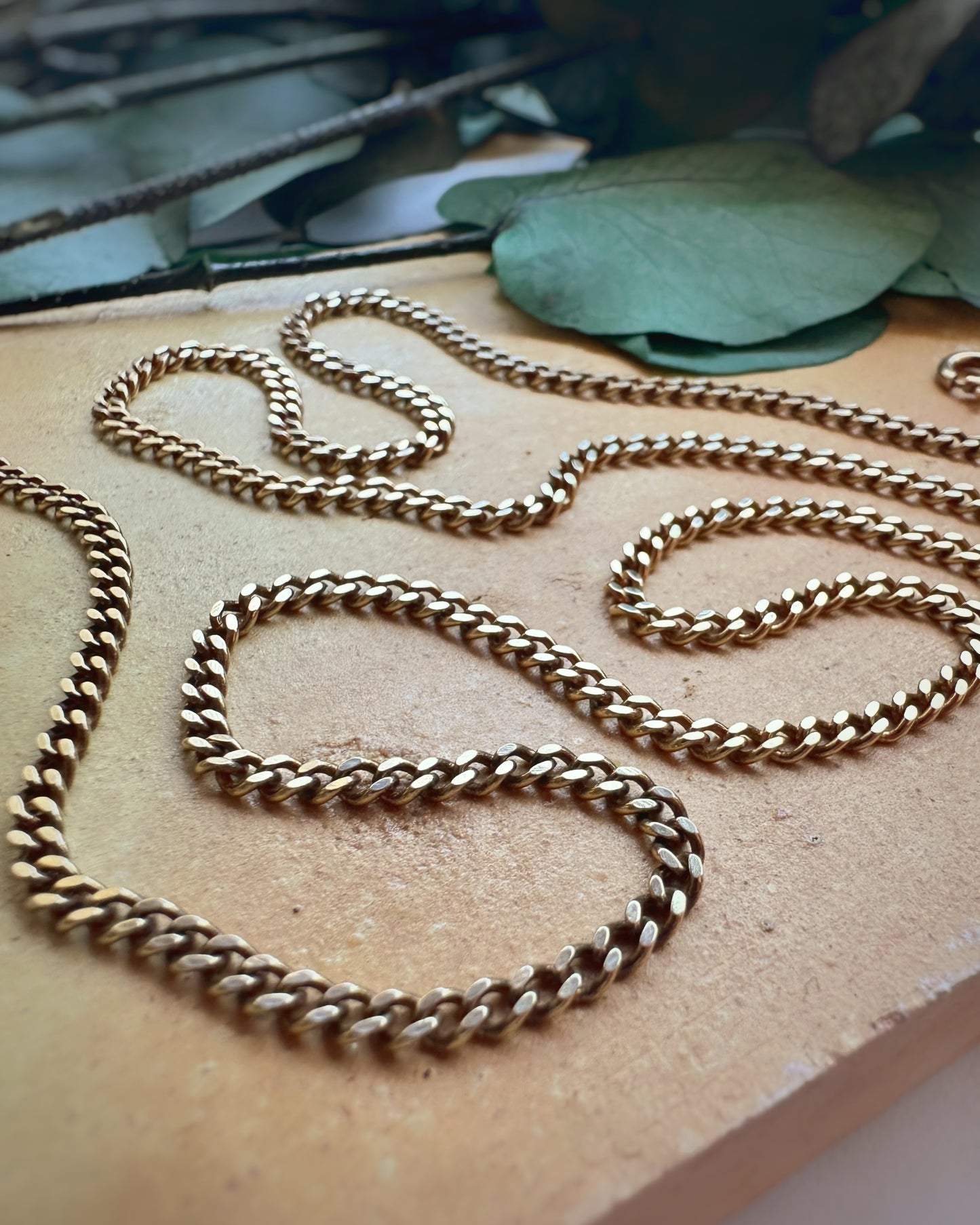 Vintage Chunky Micro Curb Chain (22")