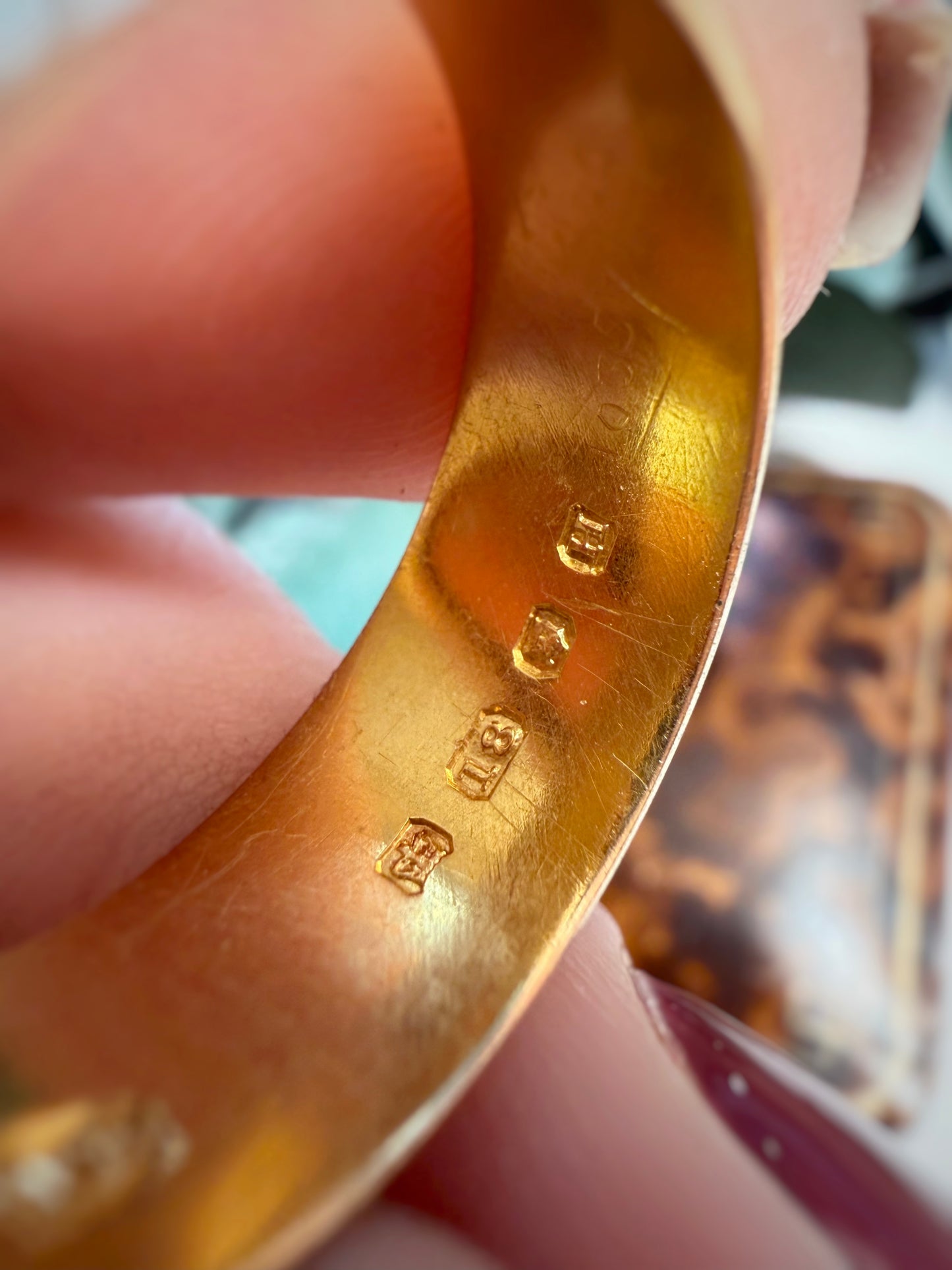 Antique Chunky 1883 Mizpah Ring (Q/8.5)