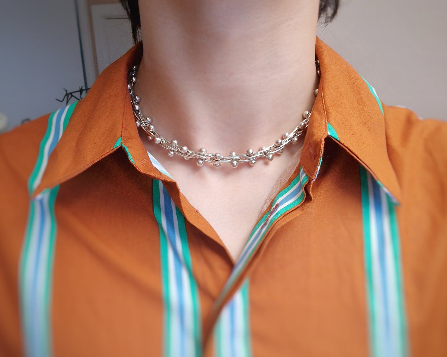 Vintage XL Architectural Fancy Link Chain (16.5")
