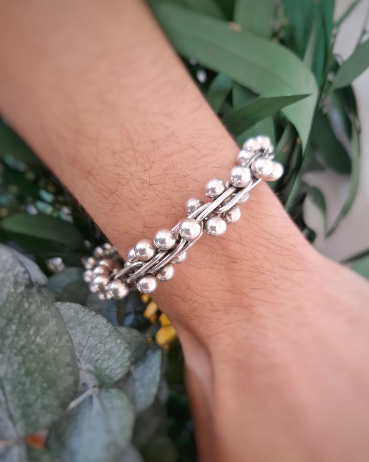 Vintage XL Architectural Fancy Link Bracelet (7")