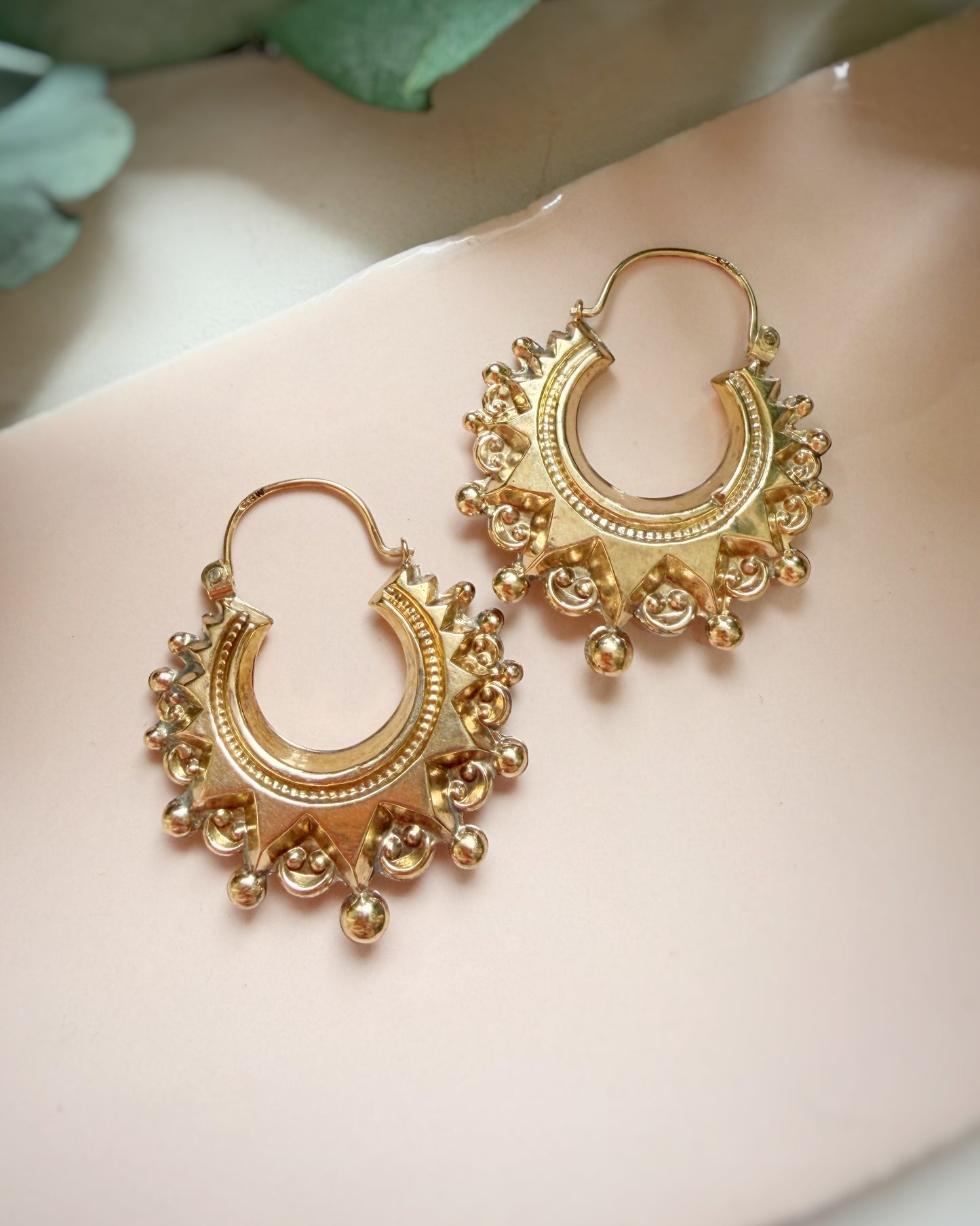 Vintage Creole Hoops