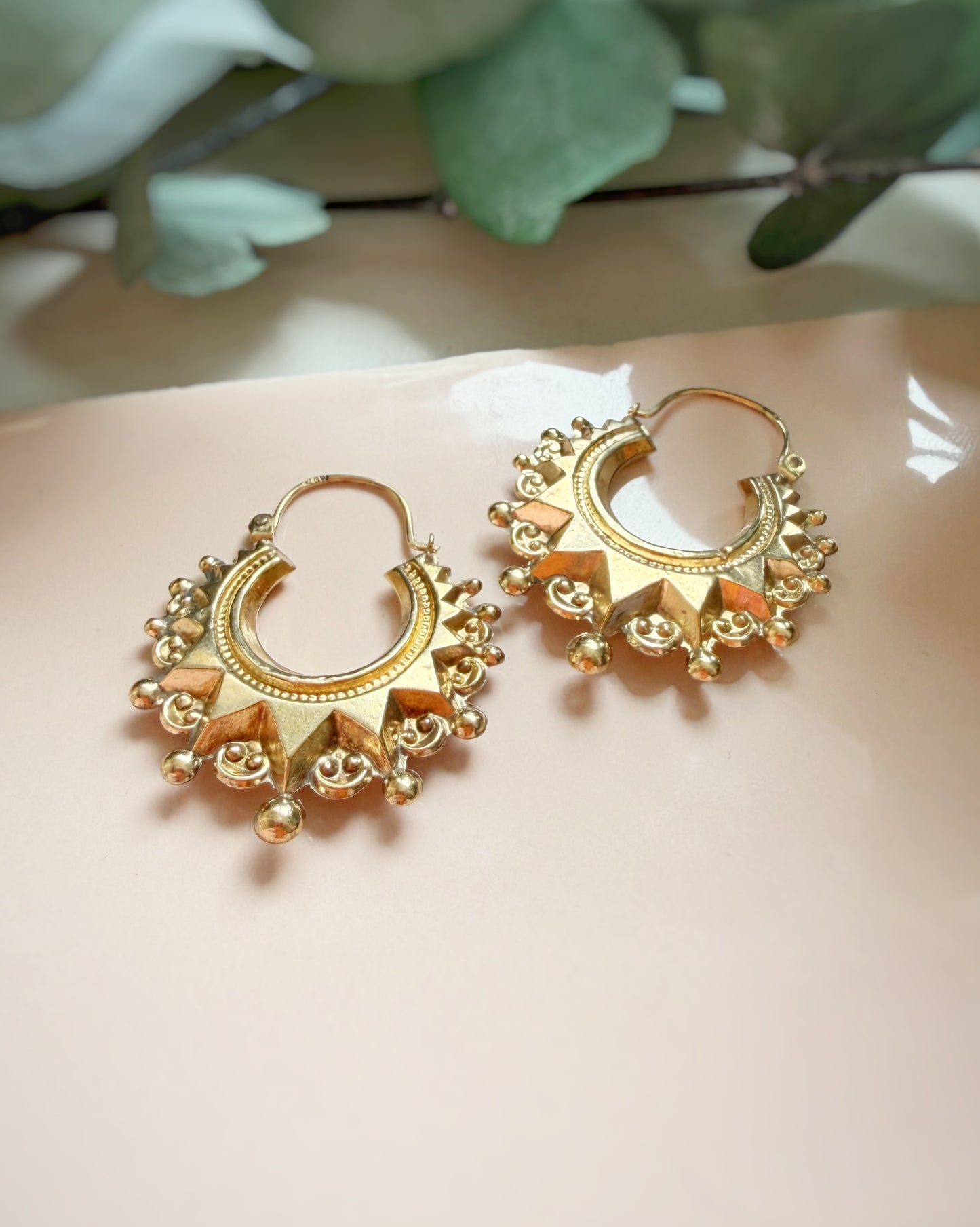 Vintage Creole Hoops