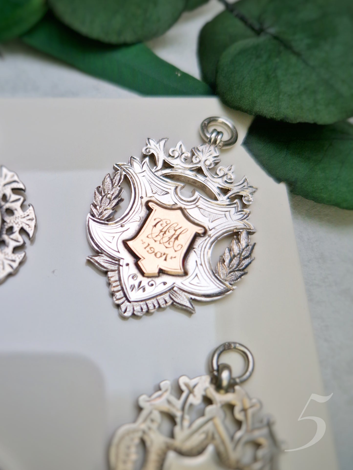 Antique Sterling Silver Medals