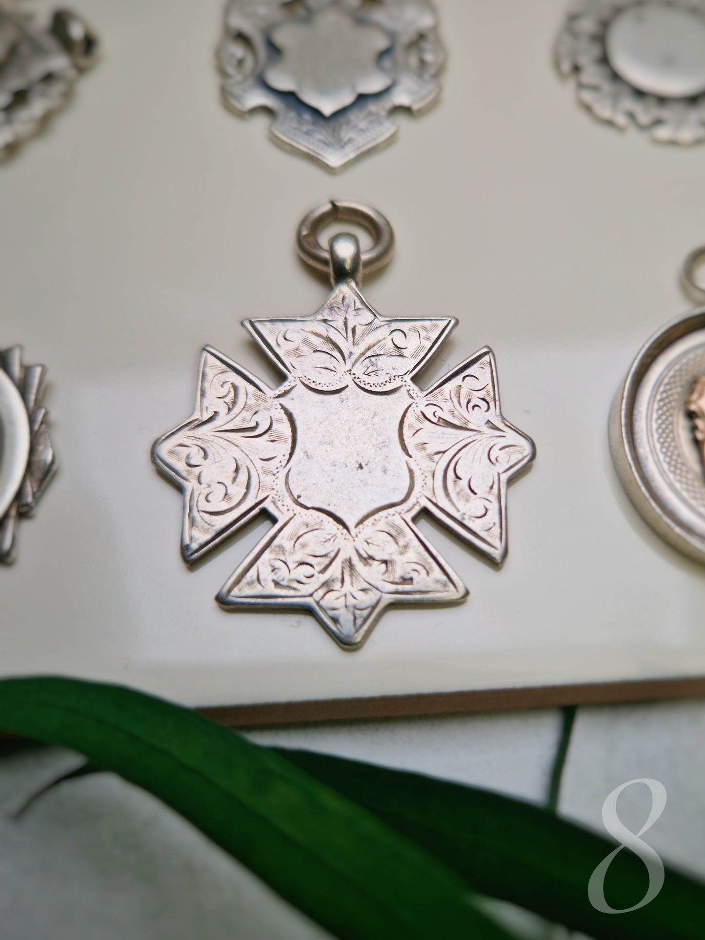 Antique Sterling Silver Medals