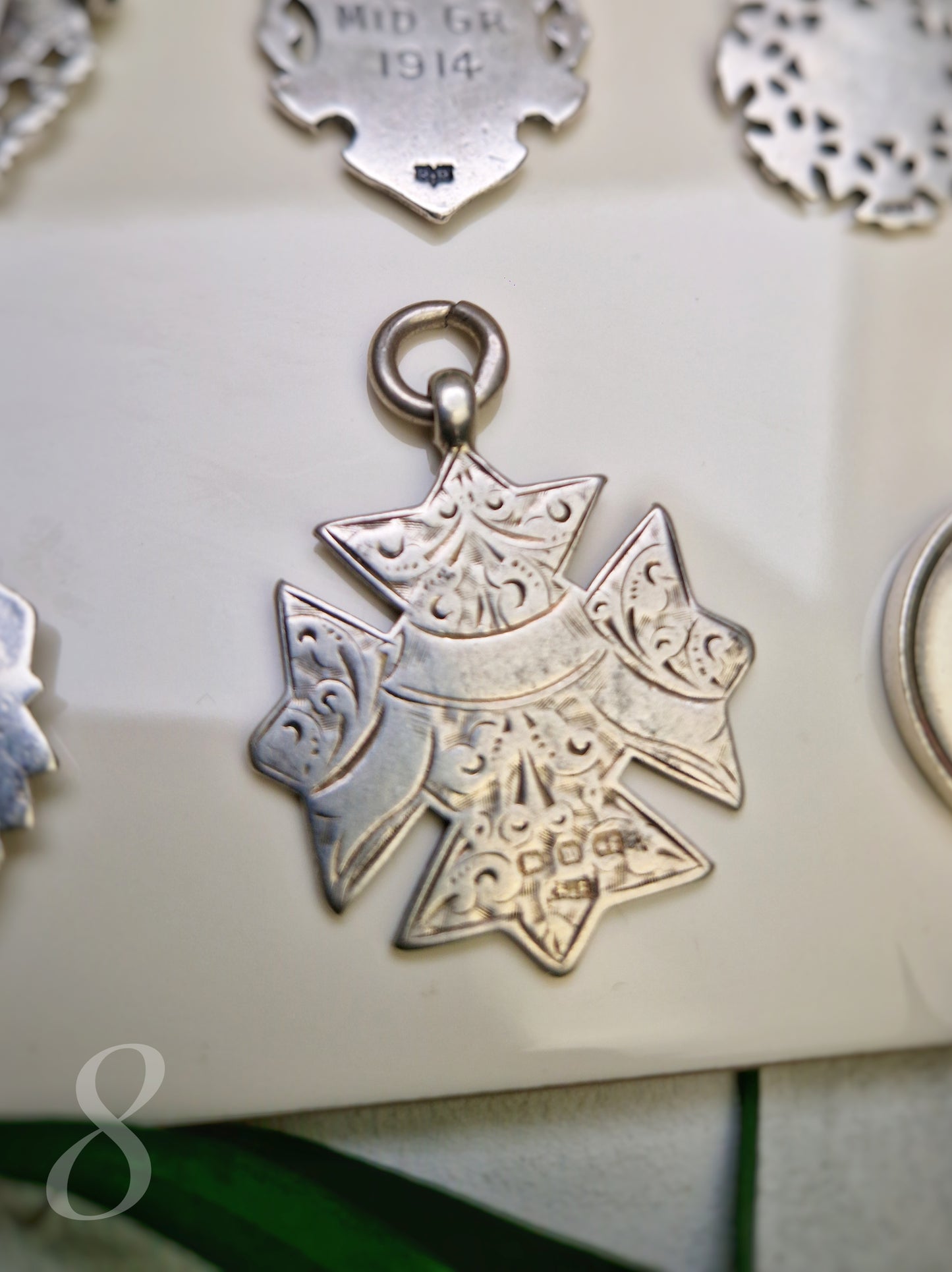 Antique Sterling Silver Medals