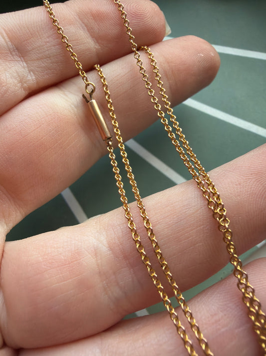 Perfect Antique Cable Chain (16”)
