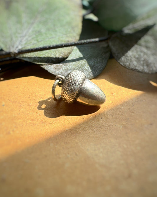 Mid-Century Lucky Acorn Charm