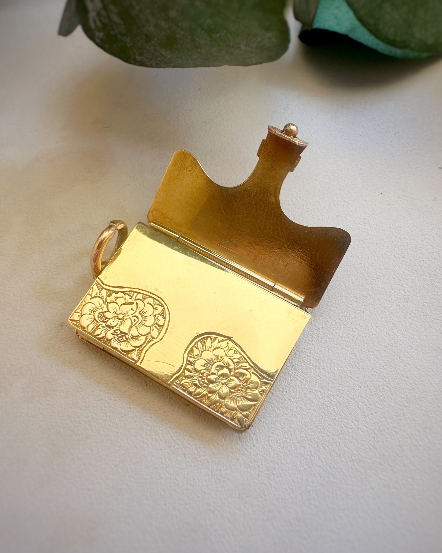 Antique One-of-a-Kind Book Locket