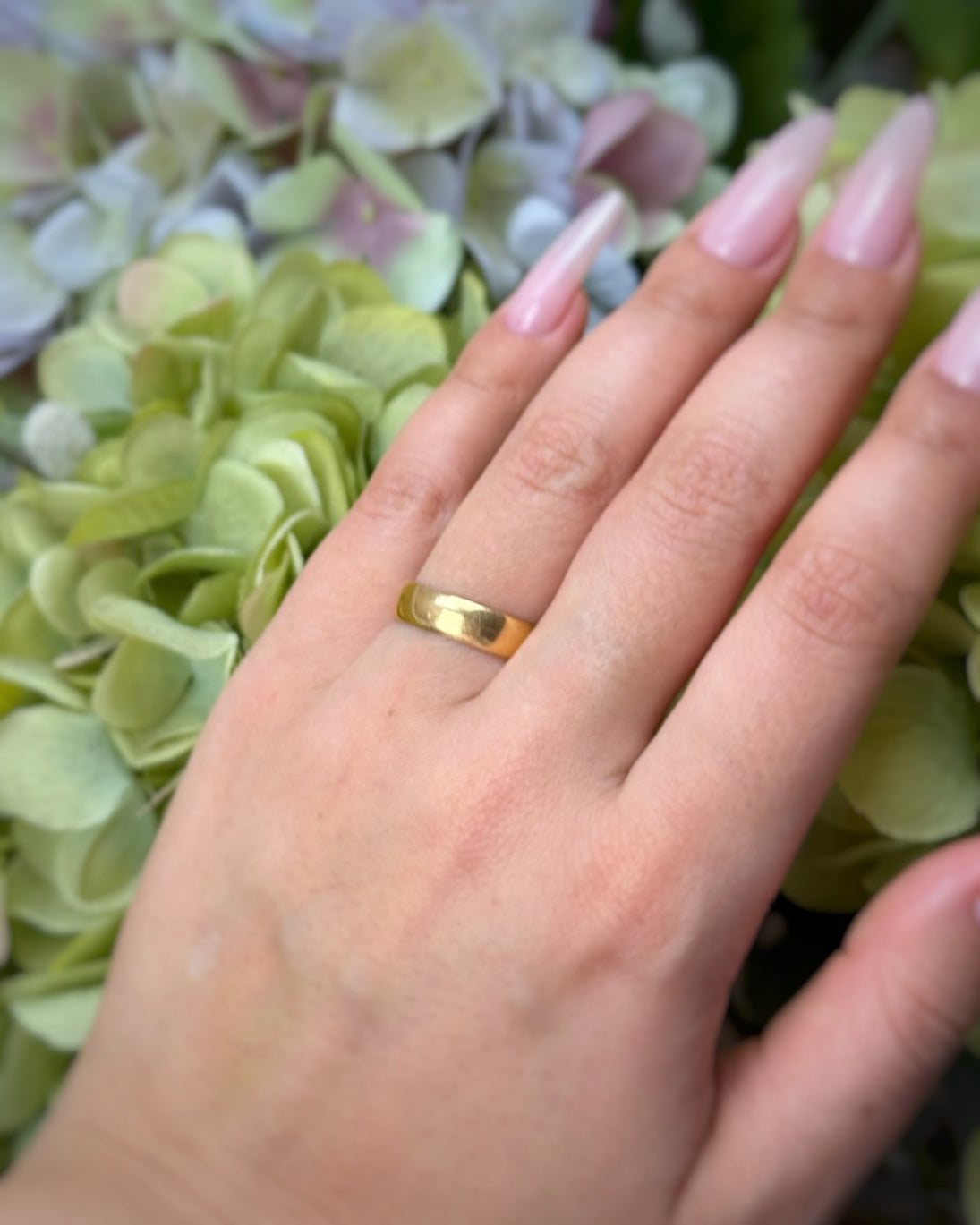 Antique Chunky High Carat Wedding Band