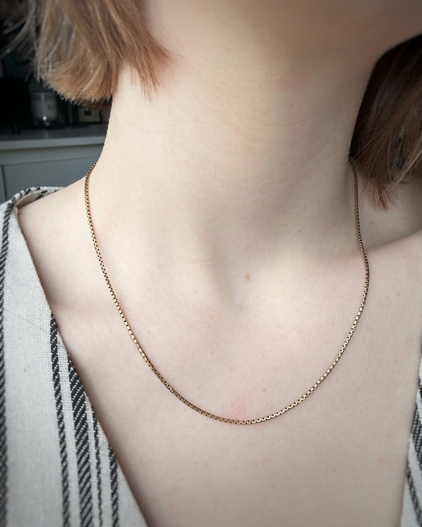 Vintage Snakey-Boxey Chain (18")