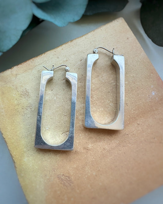Vintage Oversized Hoops (46mm)