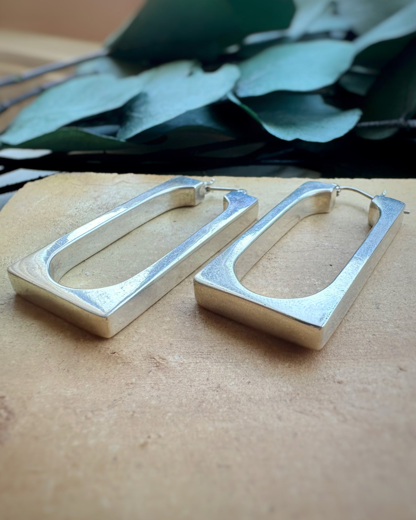 Vintage Oversized Hoops (46mm)