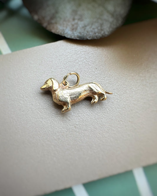 Vintage Dachshund / Sausage Dog Charm