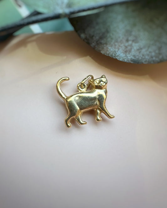Vintage Cat Charm