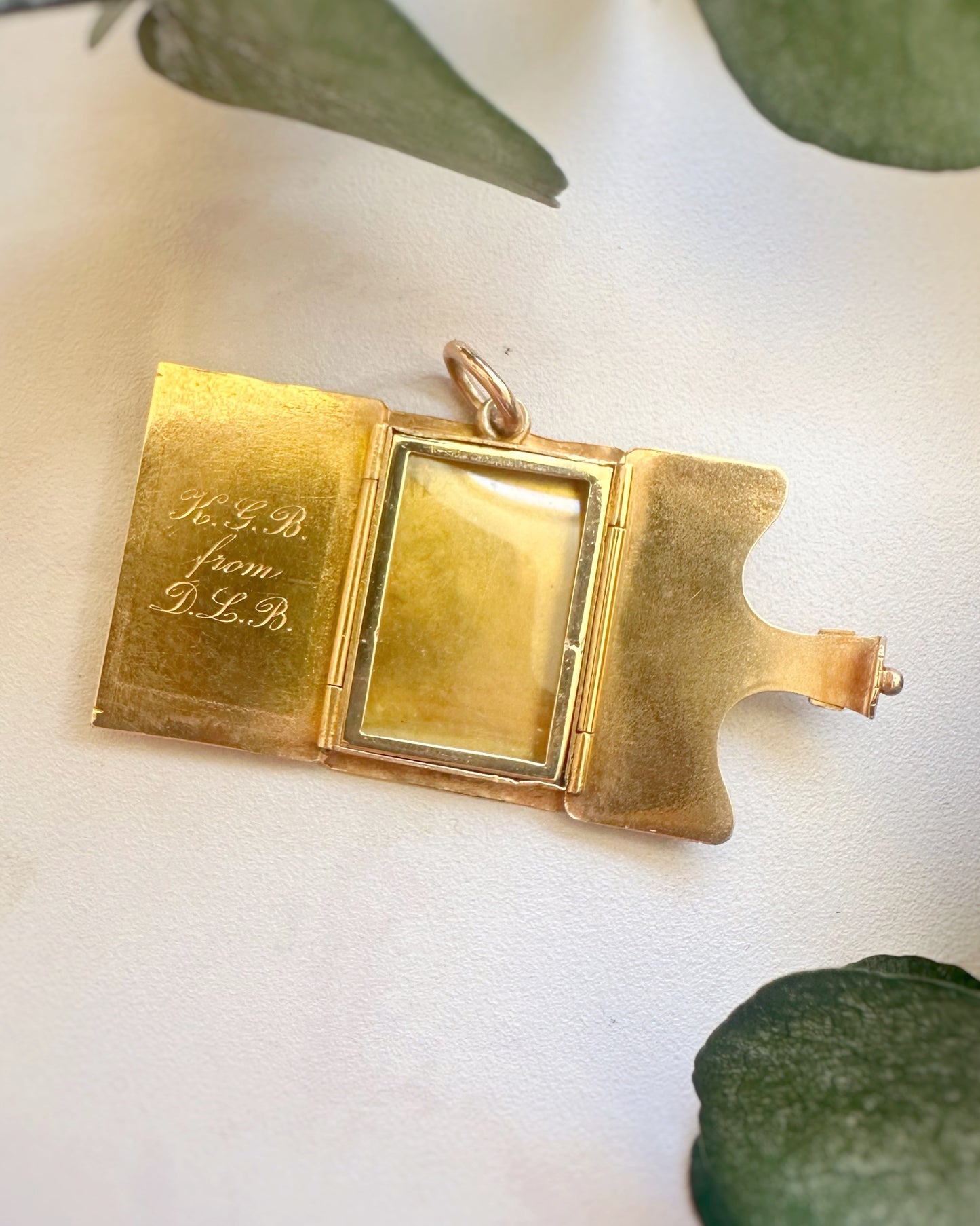 Antique One-of-a-Kind Book Locket