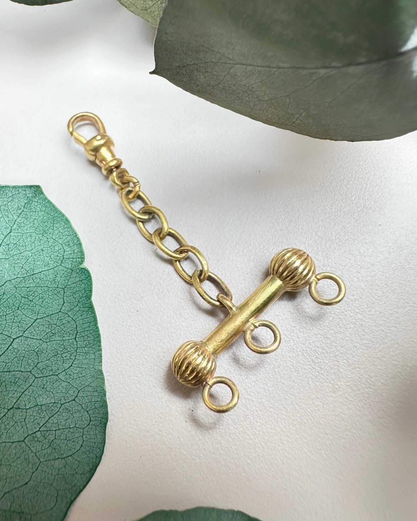 Vintage Component Cable-Link Necklace Separator / Extender