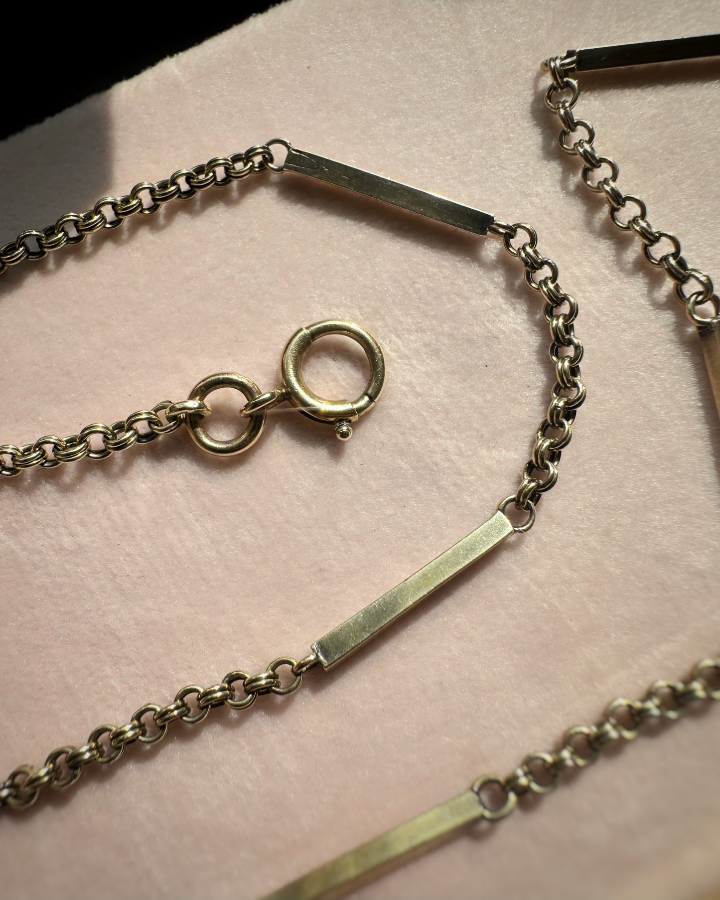 Old Vintage Bar and Double Rolo Link (24")