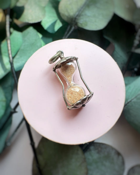 Antique Hourglass Charm