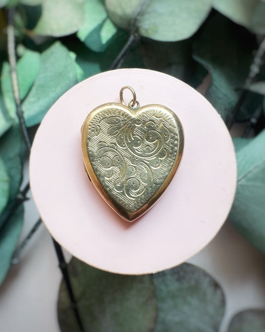 Vintage Large Heart Locket