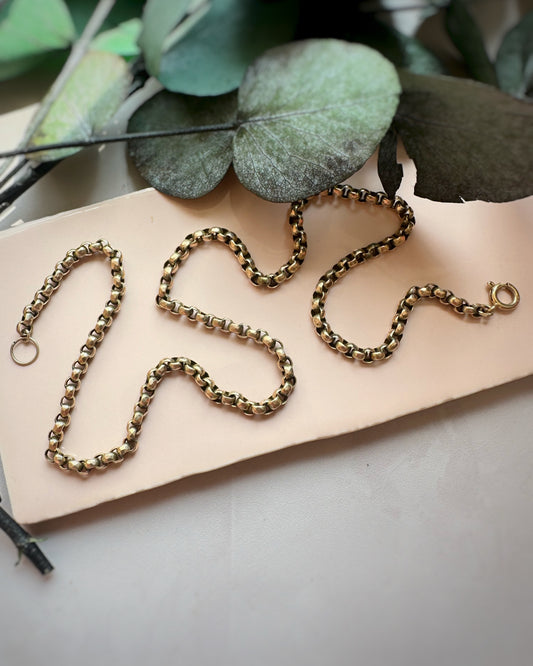 Antique Chunky Belcher Chain (17")