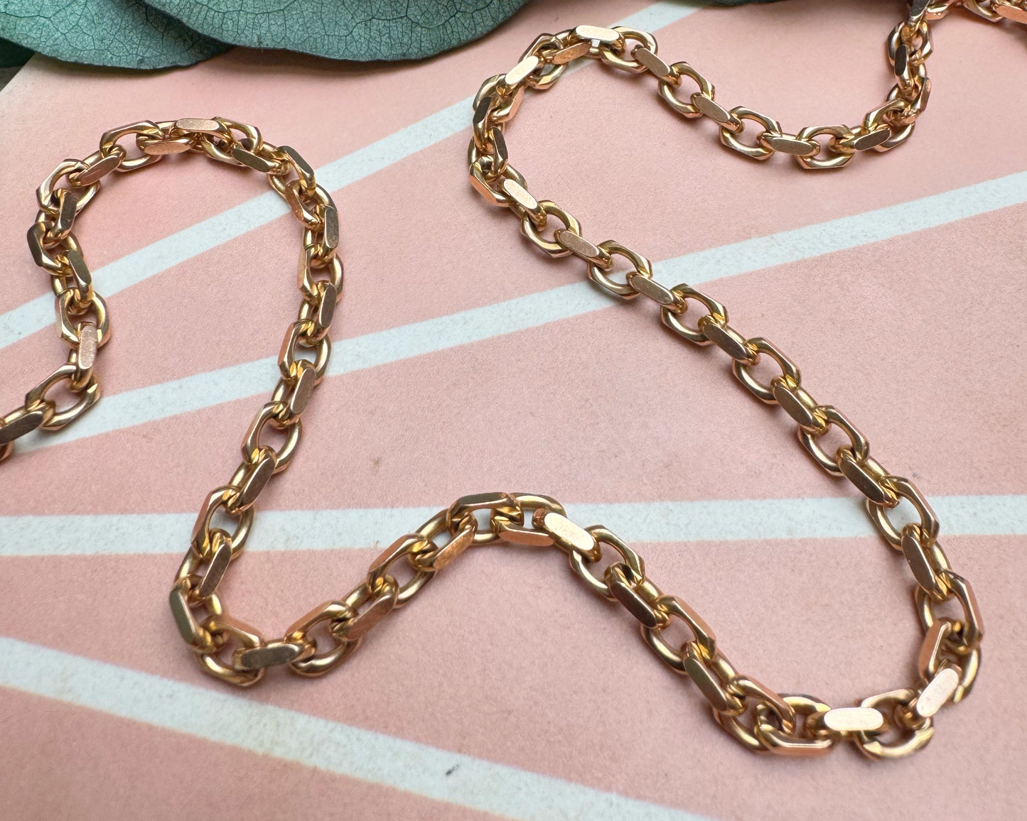 Vintage Chunky Designer Biker Chain (22")