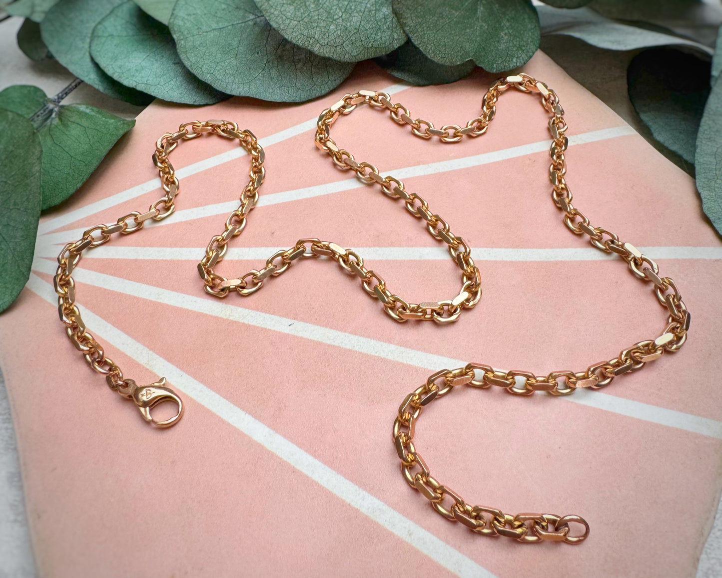 Vintage Chunky Designer Biker Chain (22")