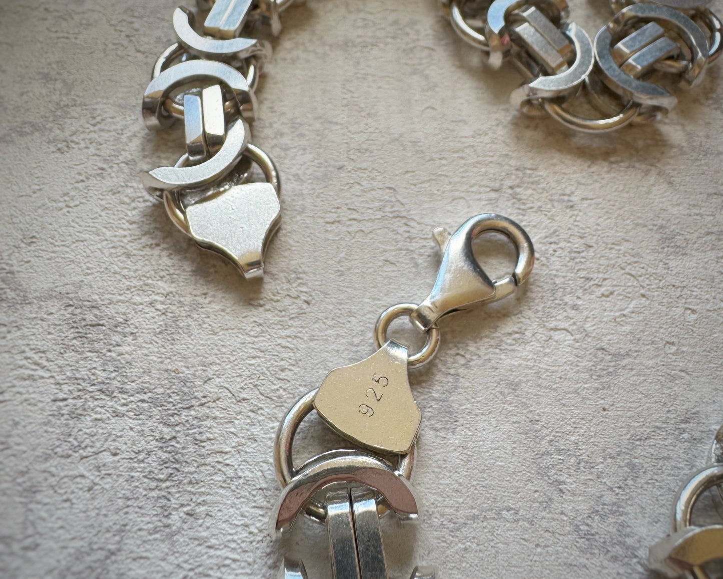 Vintage XL Flat Byzantine Chain (24")