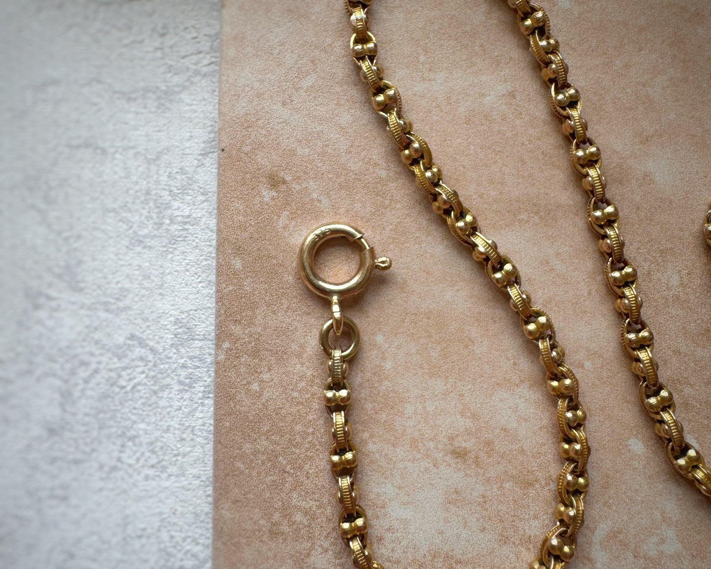 Antique Fancy Mariner & Bobble Chain (17")