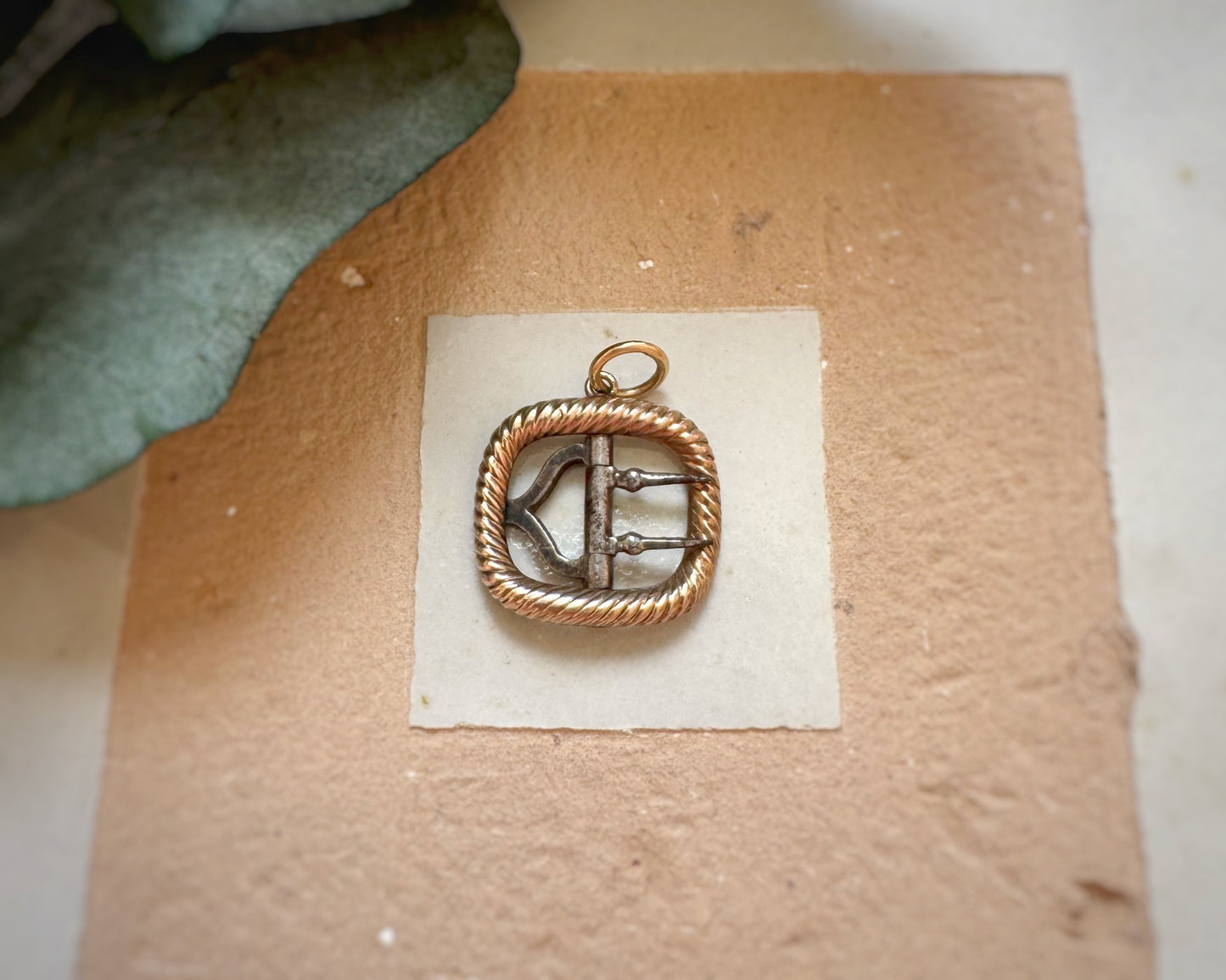 Antique Articulated Buckle Charm