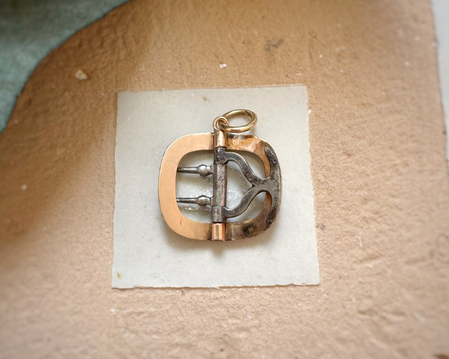 Antique Articulated Buckle Charm