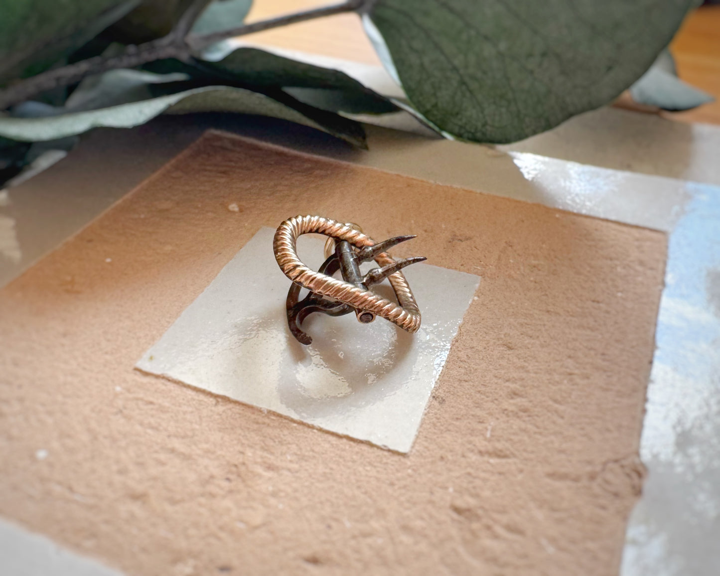 Antique Articulated Buckle Charm
