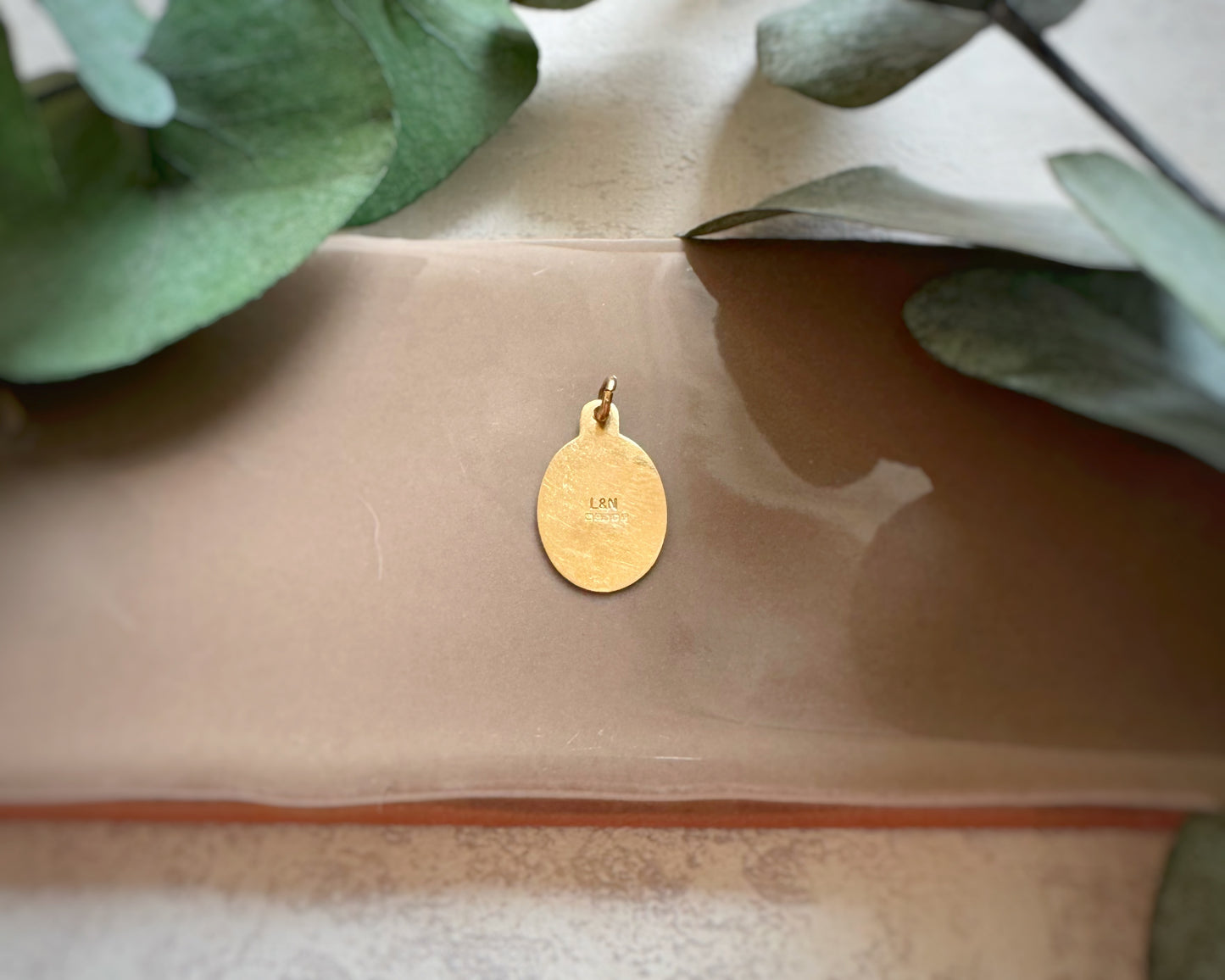 Vintage Oval Mini St Christopher