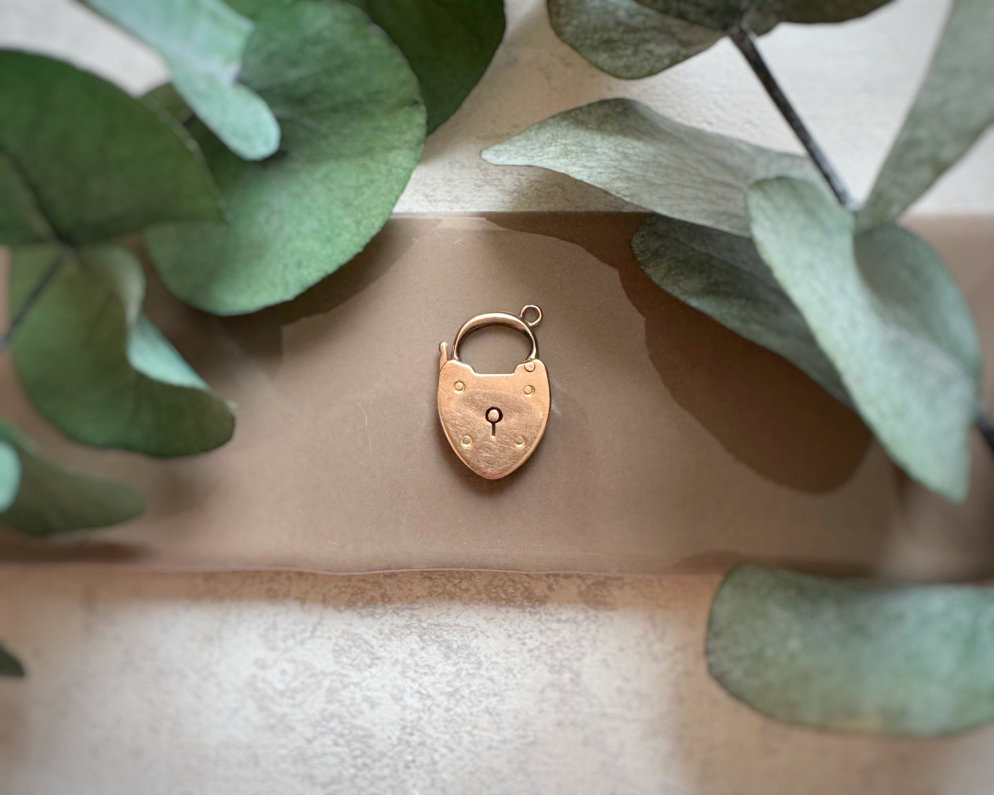 Antique Heart Padlock