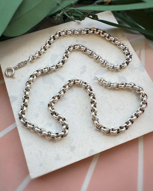 Vintage Puffy Belcher Chain (17.5")