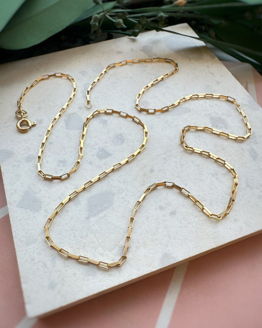 Vintage Paperclip Chain (19 +3/4")