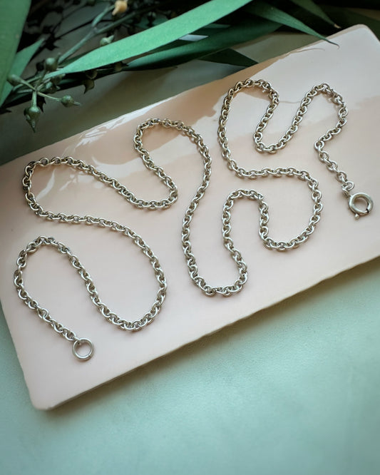 Vintage Mid-Weight Cable Chain (24")