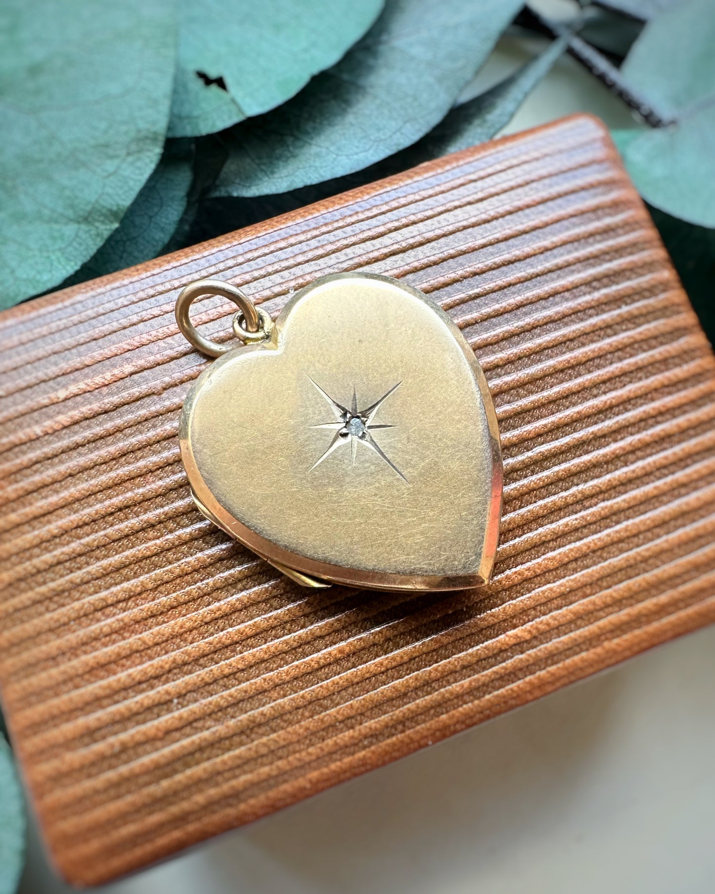 Mid-Century Oversized Heart Locket
