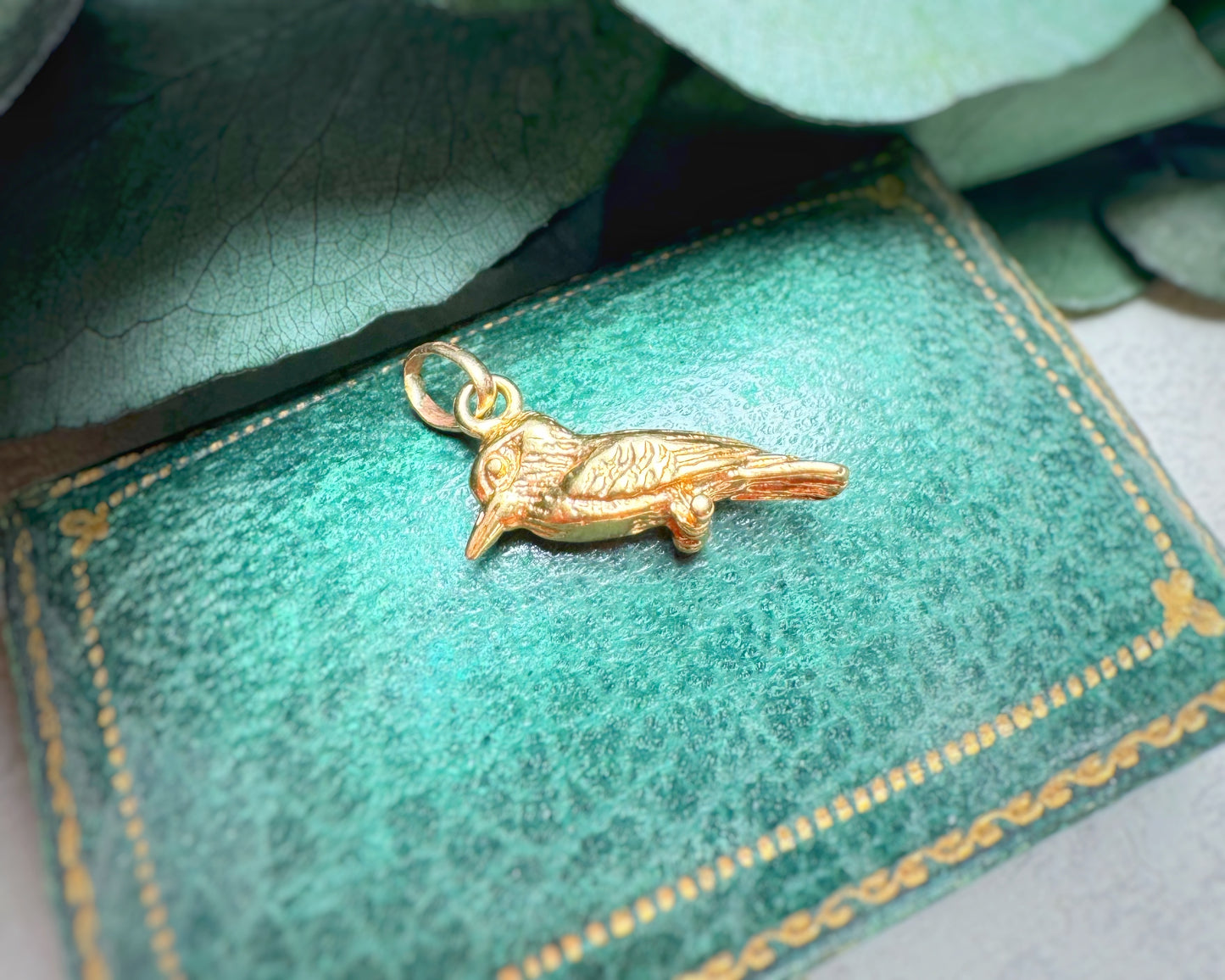 Vintage Solid Kookaburra Charm