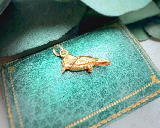 Vintage Solid Kookaburra Charm