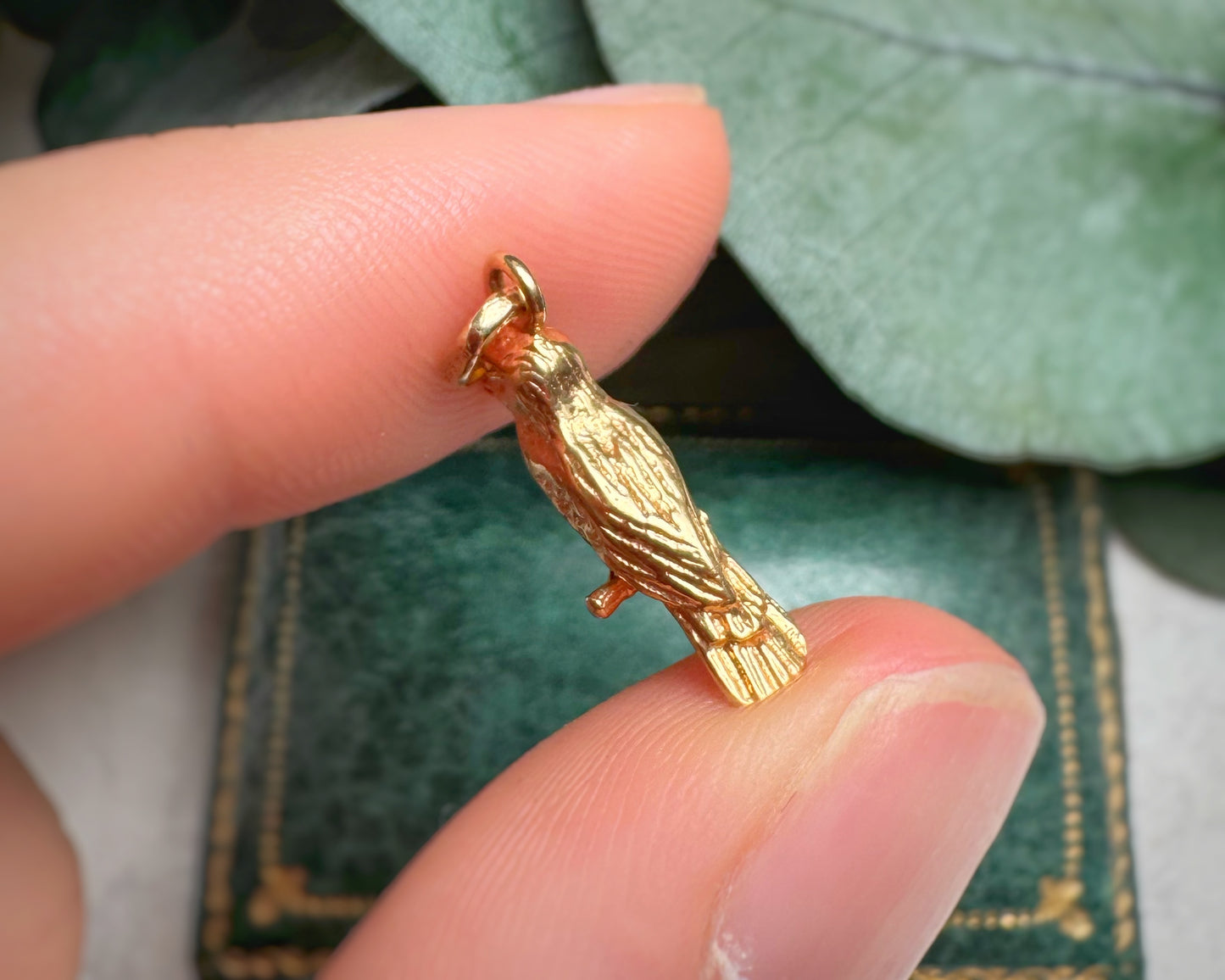 Vintage Solid Kookaburra Charm