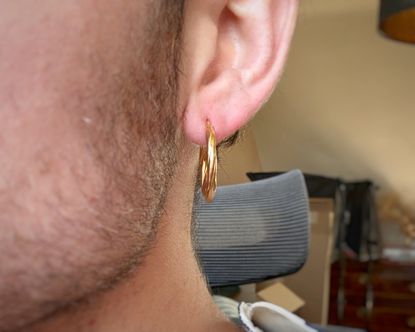Vintage UnoAerre Twist Hoops