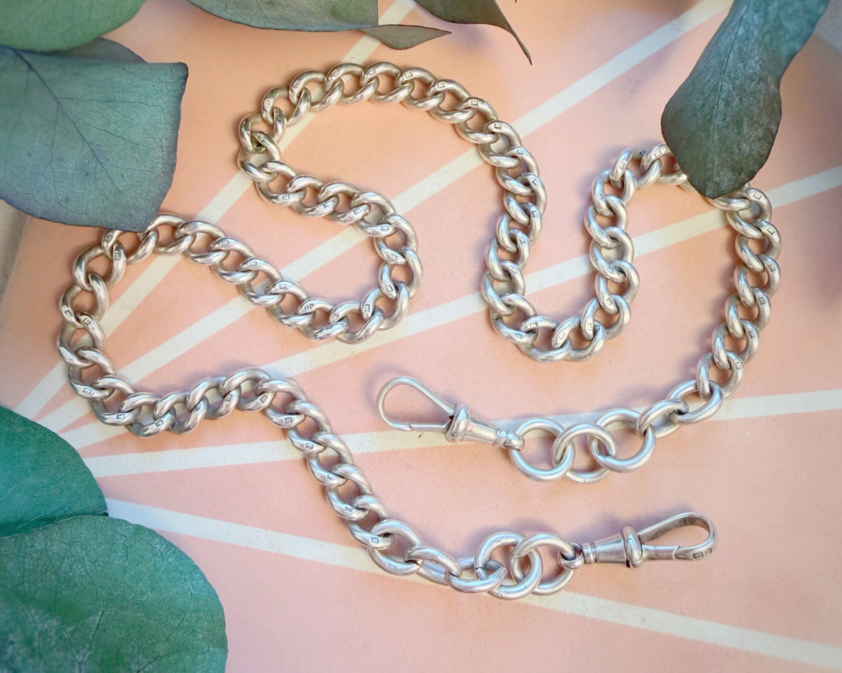 Antique XL Ungraduated Albert Chain (18 + 1/4")