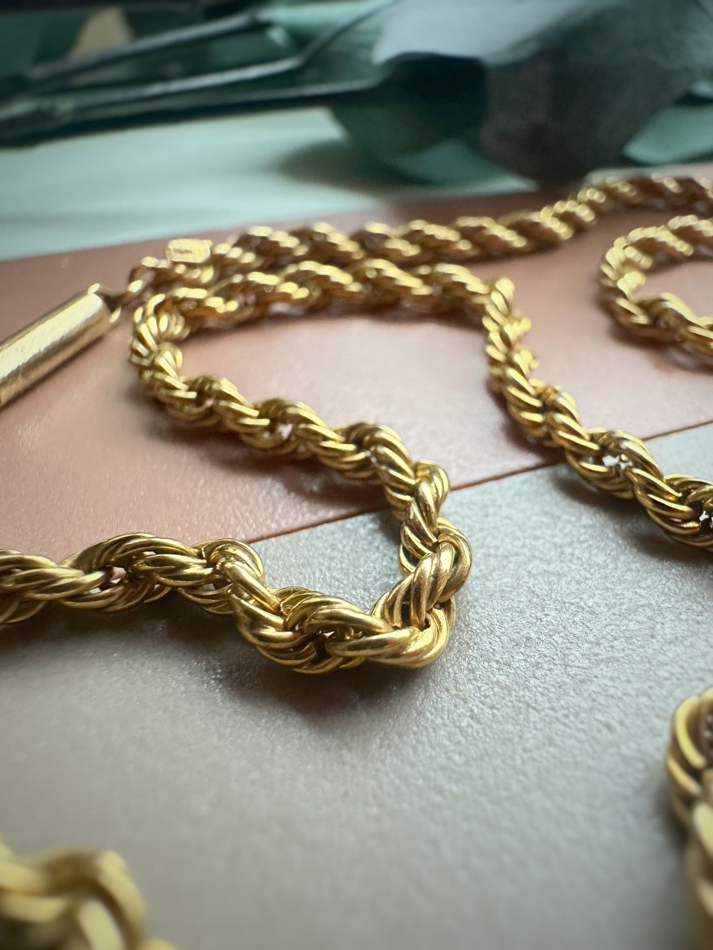 Antique Dense High Carat Rope Chain (17.5")