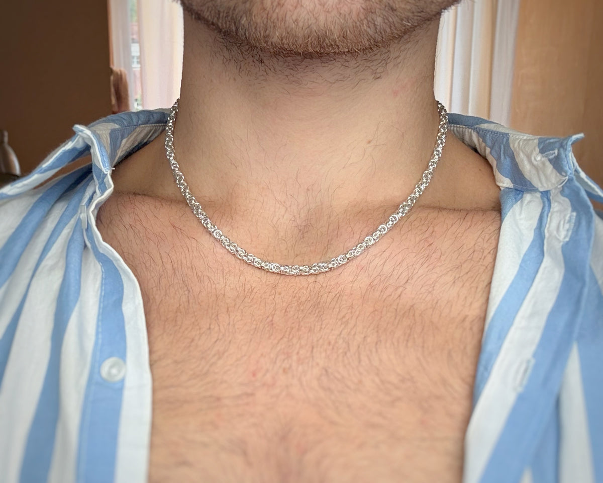 Vintage High-Resolution Byzantine Chain (18.5")