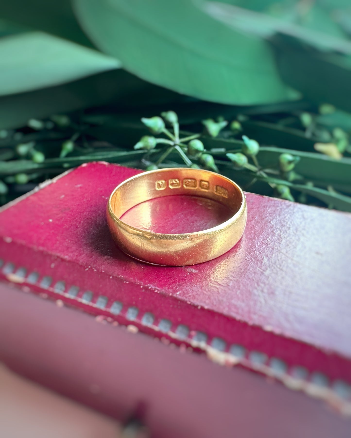Antique Chunky High Carat Wedding Band