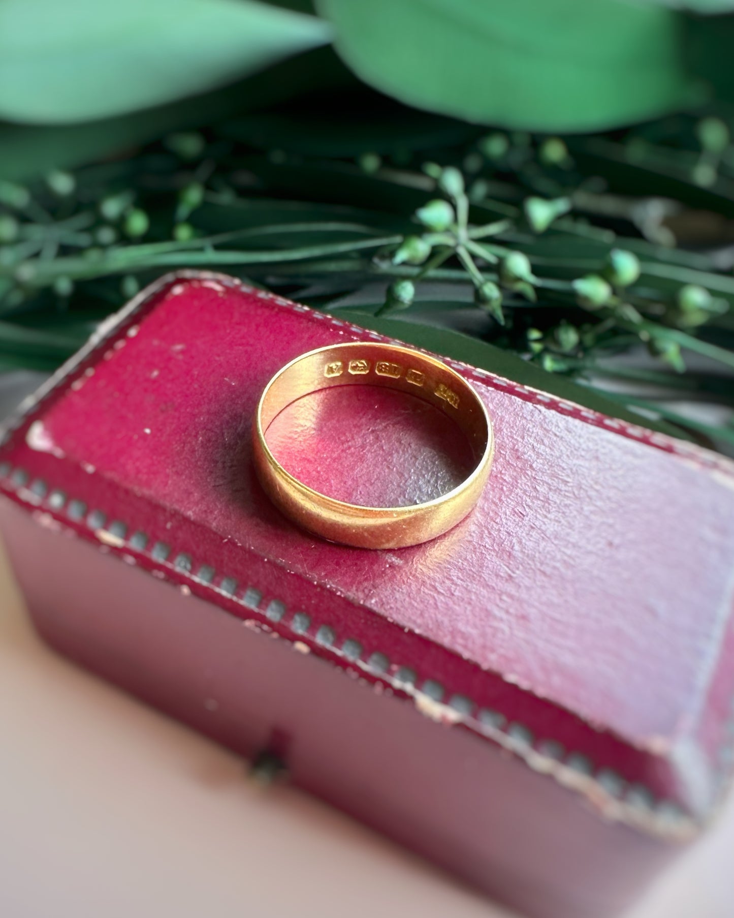 Antique Chunky High Carat Wedding Band