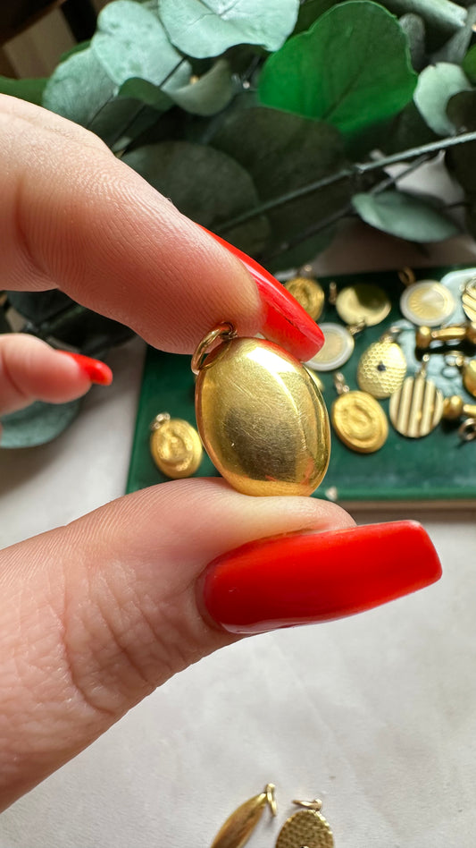 Antique Rounded Button Cufflink Conversion
