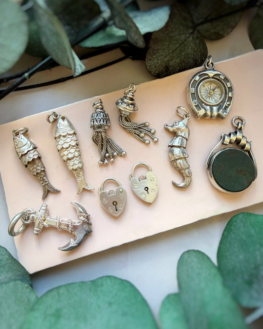 Chunky Silver Charms Collection