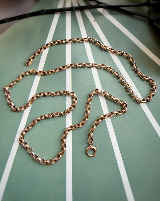 Antique Oval Cable Belcher (17")